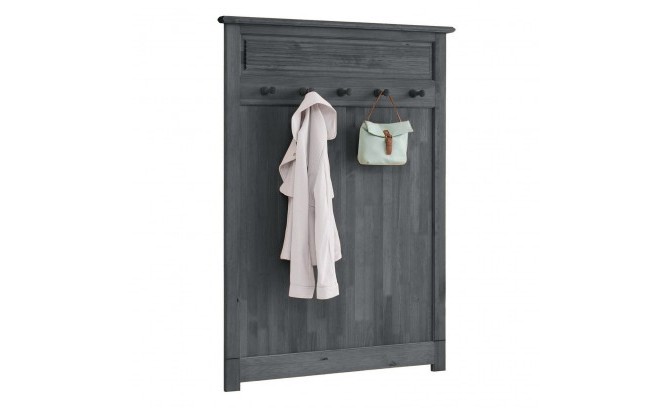 Вешалка 135 Рауна из массива сосны (графит)